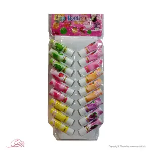Lip balm and fruit lip gloss set of 36 pieces